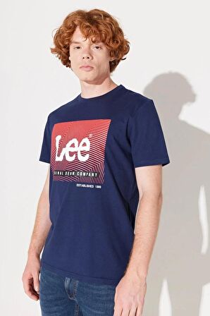 Lee Bisiklet Yaka Erkek T-shirt W7NM203877W72