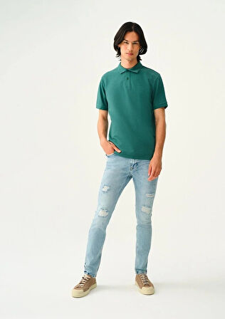 Loft Polo Yaka Kısa Kol  Erkek T-Shirt LF2035136