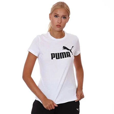 Puma Ess Logo Tee Kadın T-Shirt