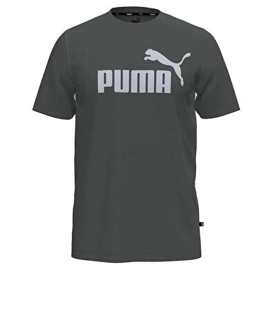 Puma Essentials Erkek Gri Günlük Stil T-Shirt 58666769