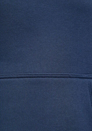 Mavi Kapişonlu Kadın Sweatshirt