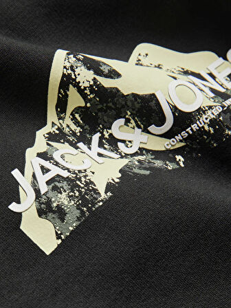 Jack&Jones Jcomountaın Logo Erkek Sweatshirt