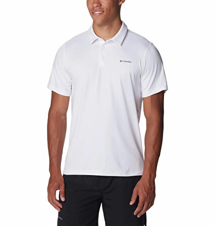 Columbia Tech Traıl Kısa Kollu Polo Erkek T-Shirt AO2933_100