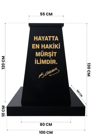 Atatürk Kaide Alt Tablalı (120'lik)