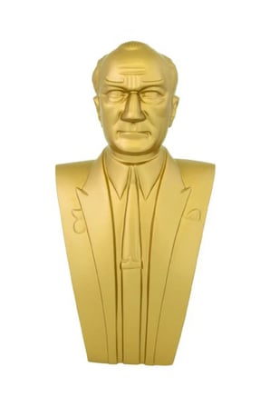 70 cm Fiberglass Arkası Açık Atatürk Büstü