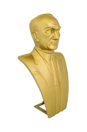 70 cm Alüminyum Atatürk Büstü