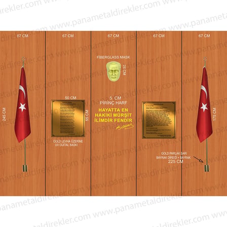 Atatürk Köşesi Seti Poz Model 10