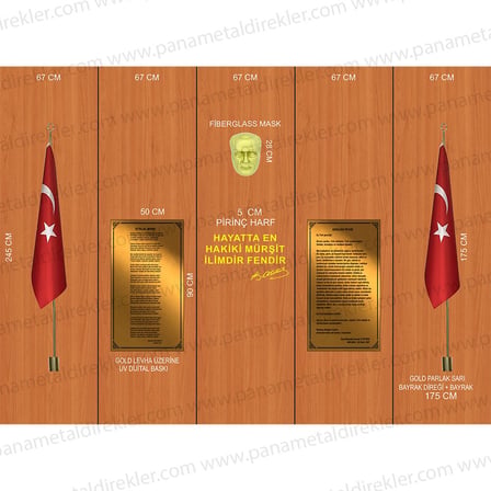 Atatürk Köşesi Seti Poz Model 08