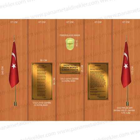 Atatürk Köşesi Seti Poz Model 07