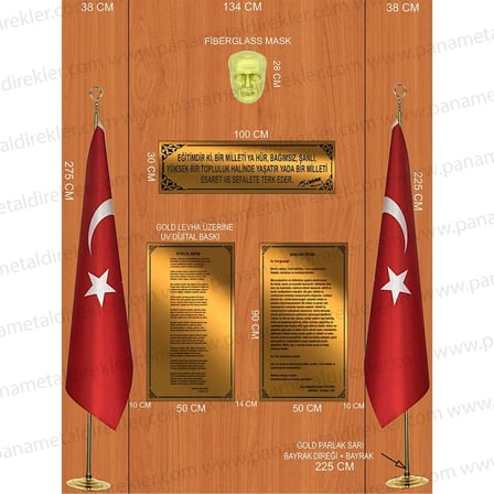 Atatürk Köşesi Seti Poz Model 03