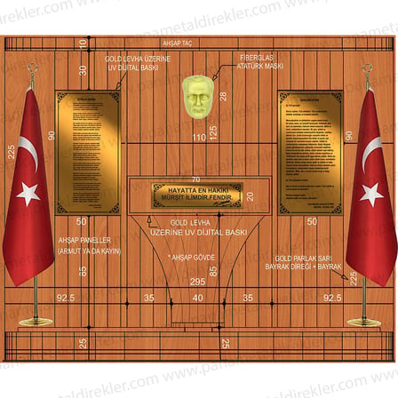 Atatürk Köşesi Seti Poz Model 01