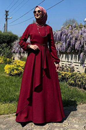 Dilek Bordo Elbise