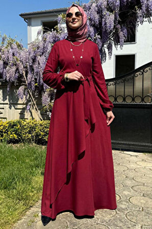 Dilek Bordo Elbise