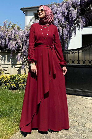 Dilek Bordo Elbise