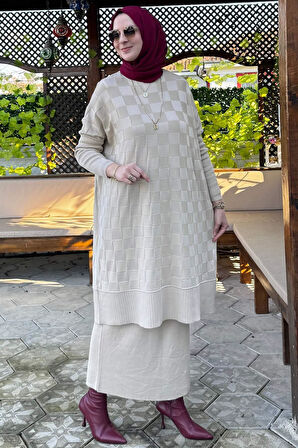 Arzu Triko Tunik Taş