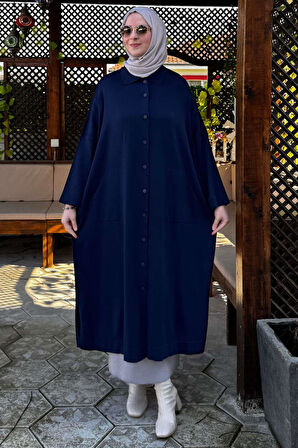Panço Triko Hırka Lacivert