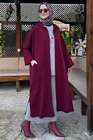 Panço Triko Hırka Bordo