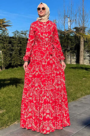 Hürrem Elbise Kırmızı