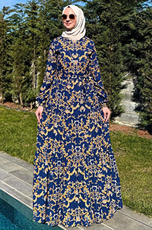 Hürrem Elbise Lacivert