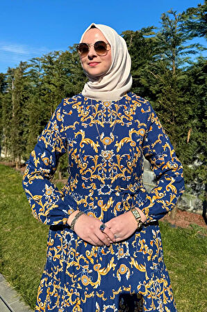 Hürrem Elbise Lacivert