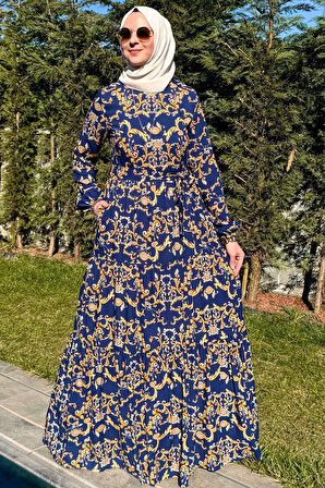 Hürrem Elbise Lacivert