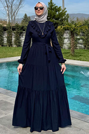 Jale Elbise Lacivert