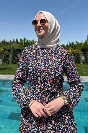 Hale Elbise Siyah