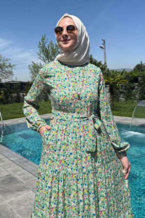 Hale Elbise Yeşil
