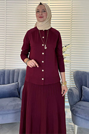Narin Triko Takım Bordo