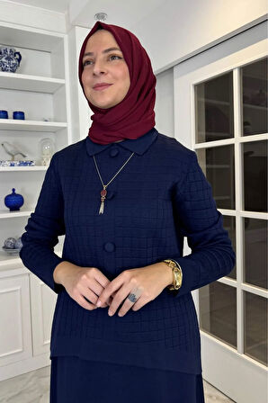 Kumsal Triko Takım Lacivert