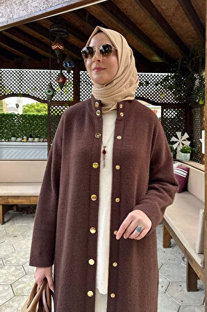 Yakut Angora Triko Kap Kahve