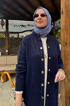 Yakut Angora Triko Kap Lacivert