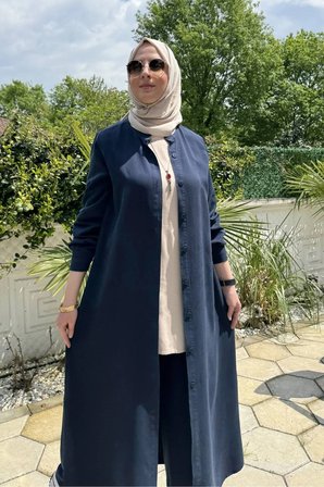 Başak Pantolonlu Takım Lacivert