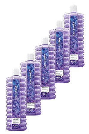Senses Lavender Calm Lavanta Kokulu Banyo Köpüğü 1000 Ml. Beşli Set