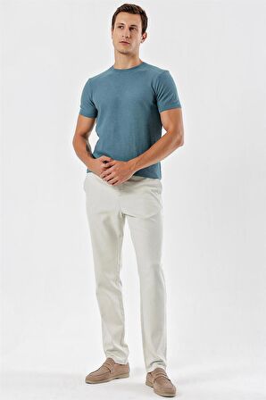 Uki Gri Comfort Fit Chino Pantolon