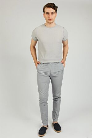 Uki Mavi Comfort Fit Chino Pantolon