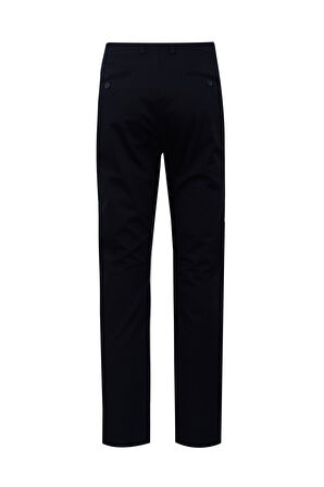 Uki Lacivert Slim Fit Chino Pantolon