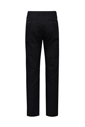 Uki Siyah Slim Fit Chino Pantolon