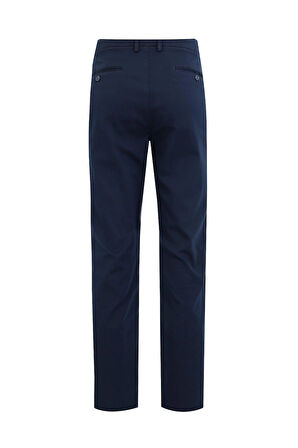 Uki Lacivert Slim Fit Chino Pantolon