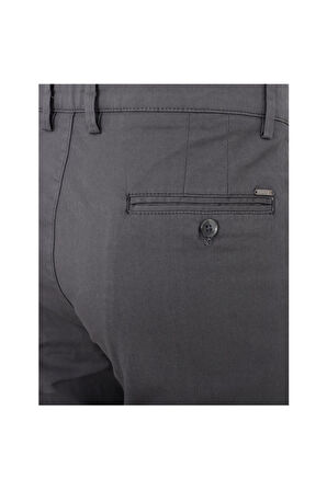 Uki Antrasit Slim Fit Chino Pantolon