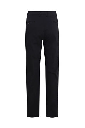 Uki Siyah Slim Fit Chino Pantolon