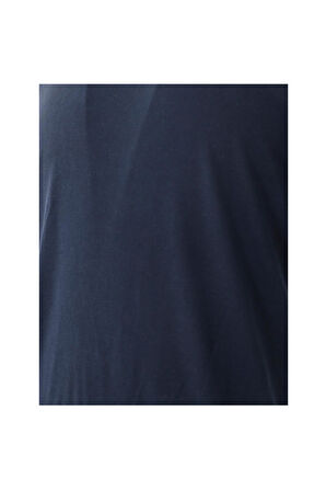 Uki Lacivert Comfort Fit Bisiklet Yaka T-Shirt