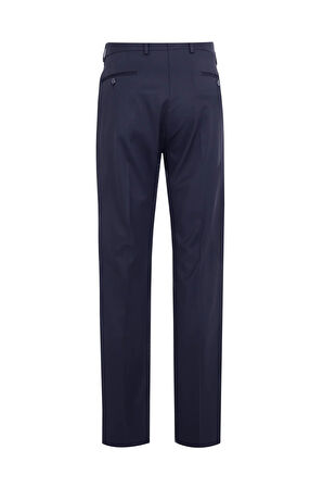 Uki Lacivert Comfort Fit,Klasik Pantolon