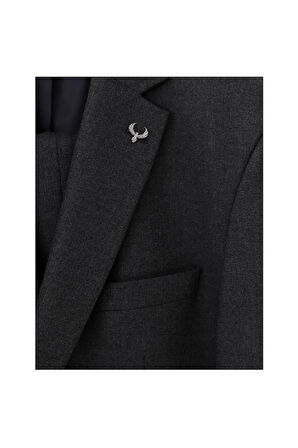 Uki Gri Comfort Fit 6 Drop Takım Elbise