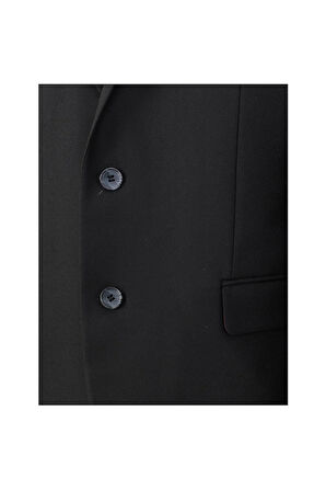 Uki Siyah Comfort Fit 6 Drop Takım Elbise
