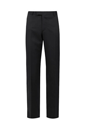 Uki Siyah Comfort Fit Klasik Pantolon