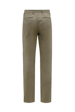 Uki Koyu Bej Comfort Fit Chino Pantolon