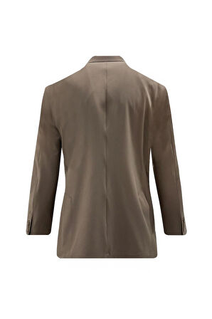 Uki Koyu Bej Comfort Fit 6 Drop Takım Elbise