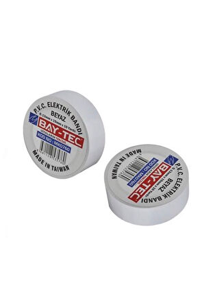 BAY-TEC ELEKTRİK  BANDI  BEYAZ