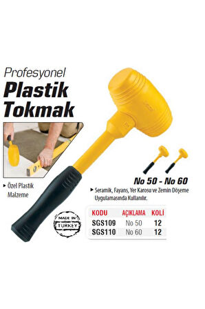PLASTİK TOKMAK PROFESYONEL NO:50